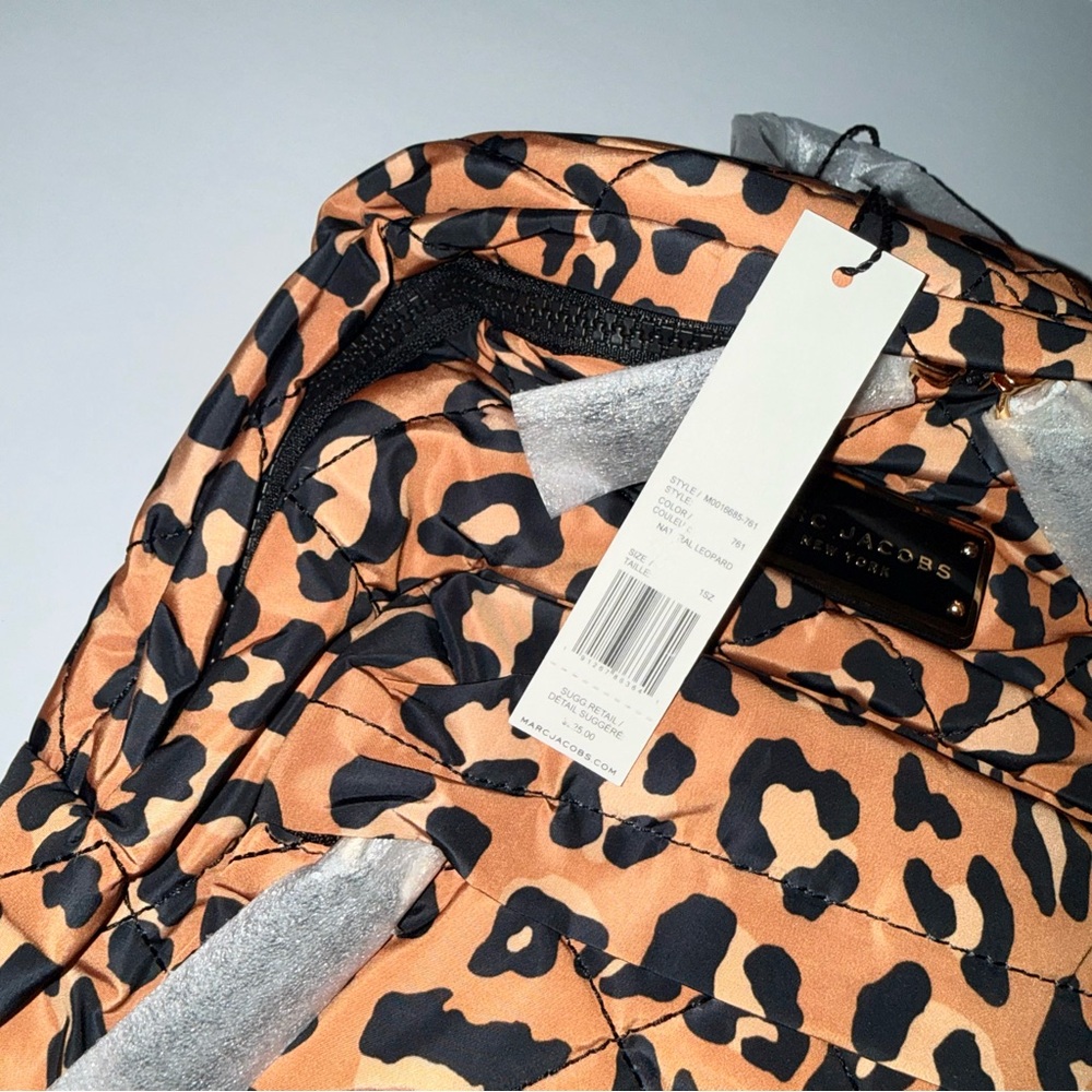 Marc Jacobs Leopard Patterned Backpack - Picture 6 of 7